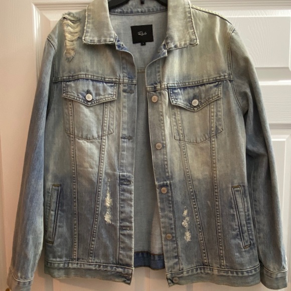 Rails distressed jean jacket - Picture 1 of 4